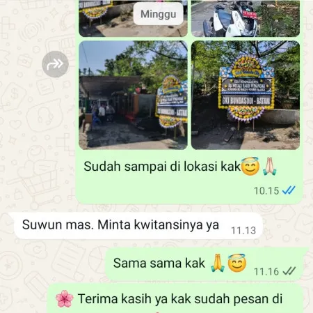 Pengiriman Papan Bunga Duka Sanankerto Turen